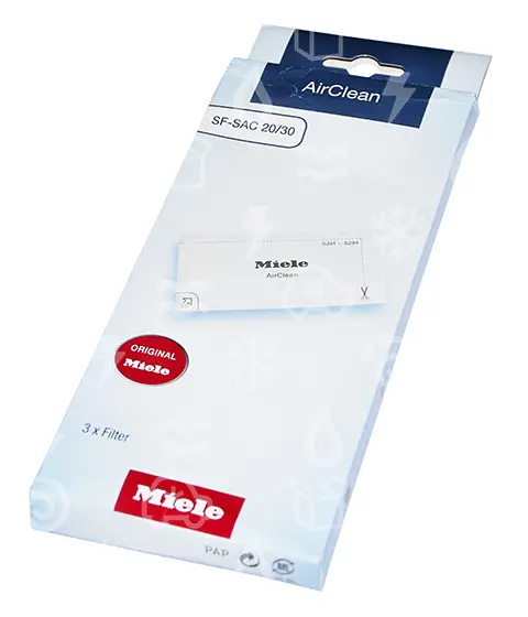sada filtrů AirClean SF-SAC 20/30, vysavače MIELE, balení 3ks, ORIGINAL